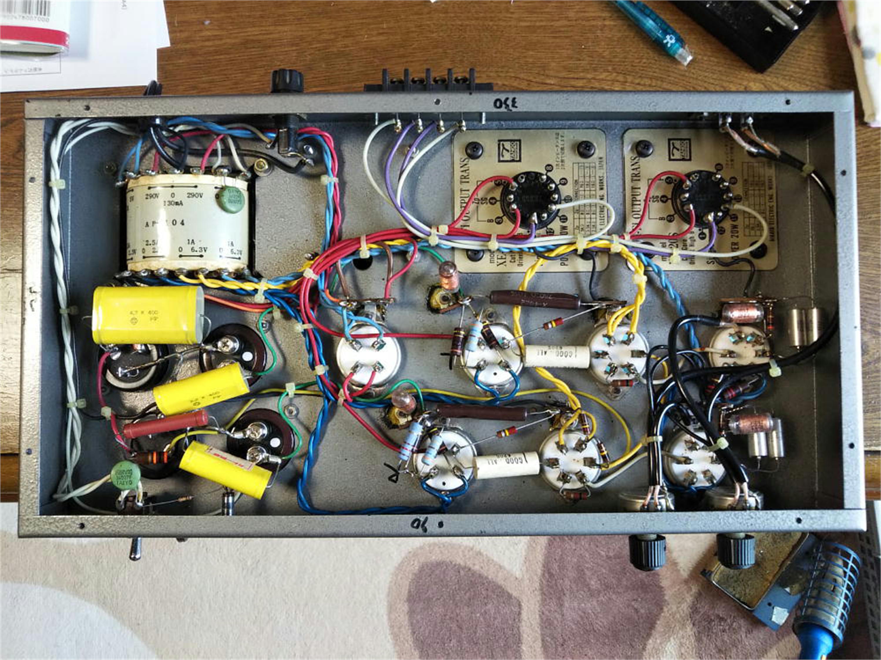 ２Ａ３真空管アンプ | ガラクタ再生工房